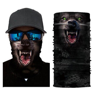 Big Bad Wolf Face Mask Scarf & Neck Gaiter - DOGSTROM