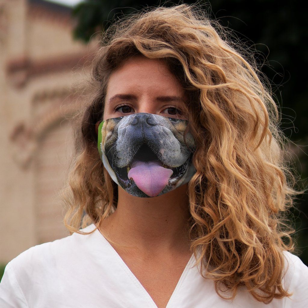 Happy Bulldog Reusable Face Mask - DOGSTROM